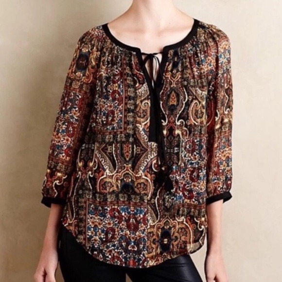 Anthropologie Meadow Rue Marya  Top - Picture 1 of 5